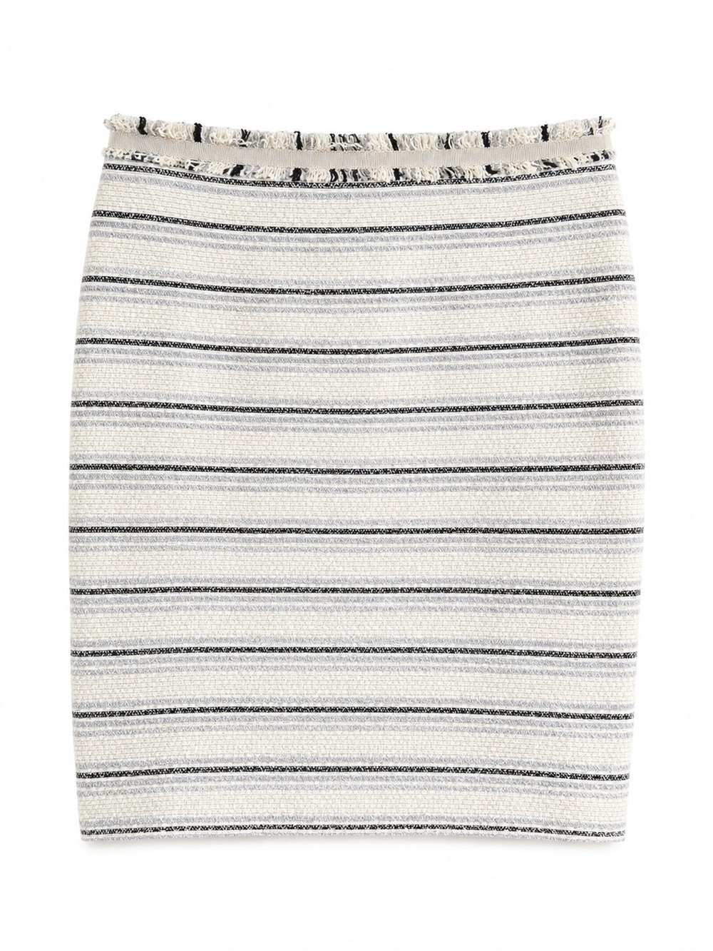 Weekend Max Mara Striped Tweed Pencil Skirt Size US 10 / EU 42